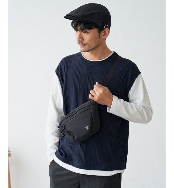 ikka「ヘリンボンジャカードフェイクベストロンT」|Tシャツ・カットソー|