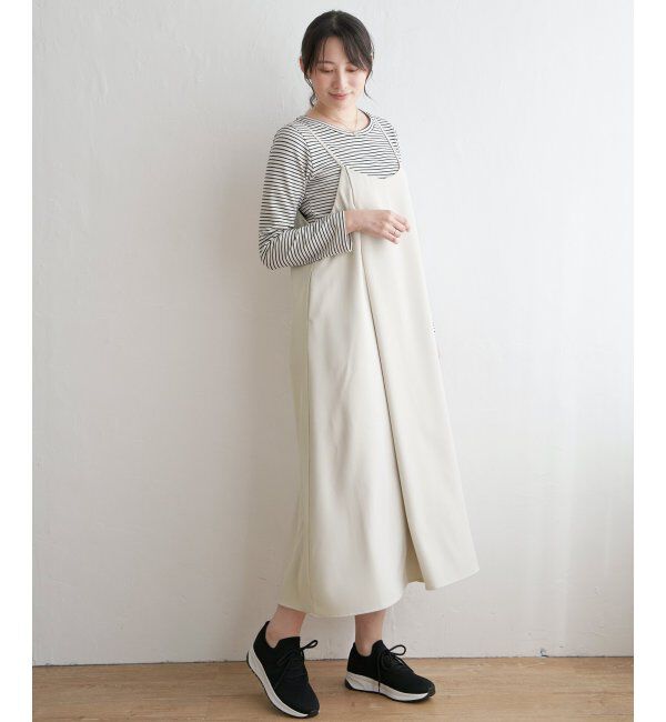 ikka「【2点セット】キャミワンピアンサンブル」|ワンピース|