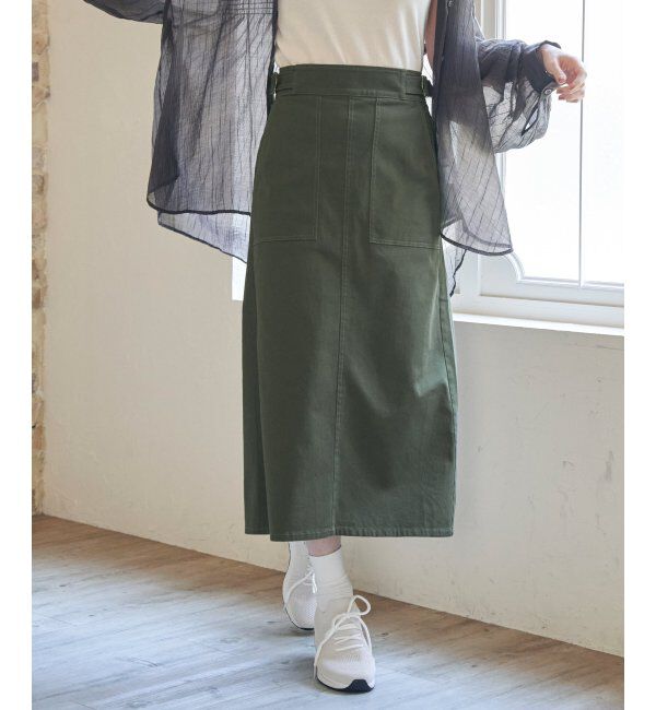 ikka「ストレッチIラインスカート」|スカート|