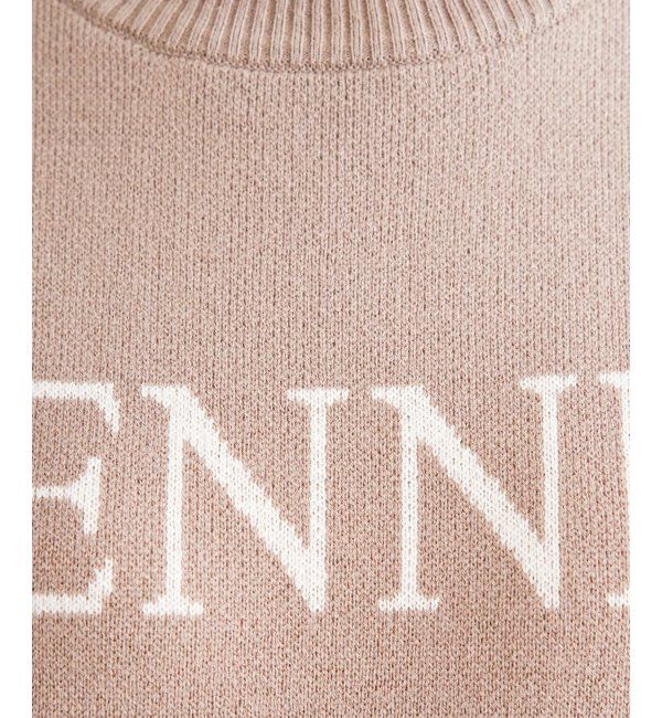 ikka「ジャガードロゴニットプルオーバー」|プルオーバー|