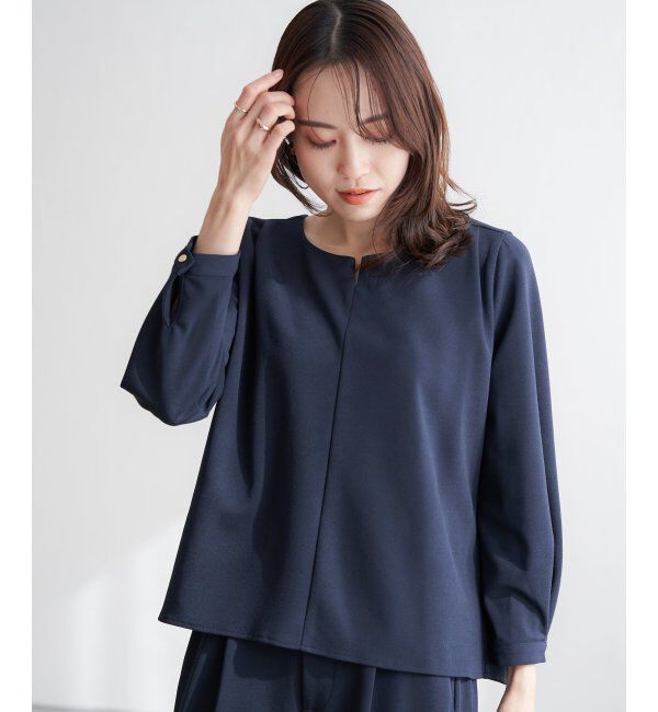 IKKA LOUNGE「GOKU楽 長袖フレアセット」|ワンピース|