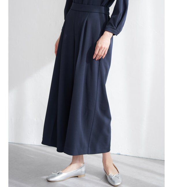 IKKA LOUNGE「GOKU楽 長袖フレアセット」|ワンピース|