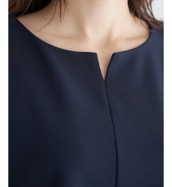 IKKA LOUNGE「GOKU楽 長袖フレアセット」|ワンピース|