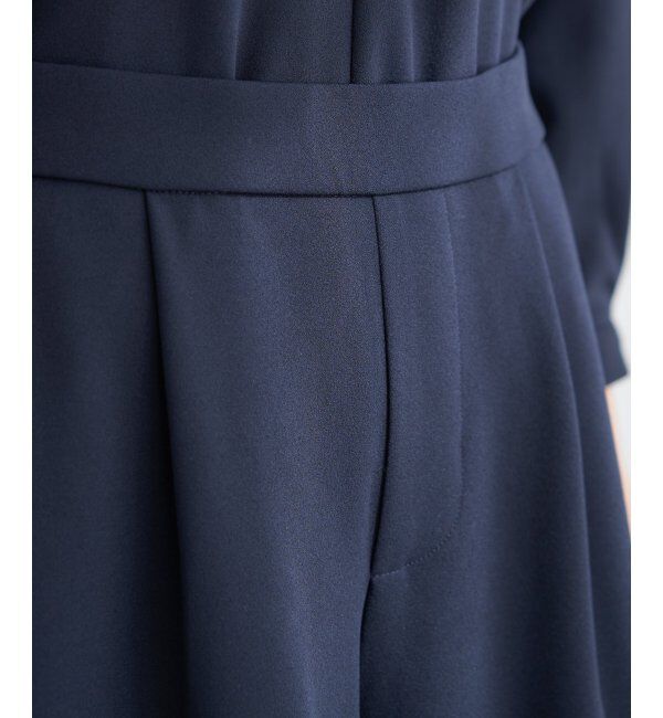 IKKA LOUNGE「GOKU楽 長袖フレアセット」|ワンピース|