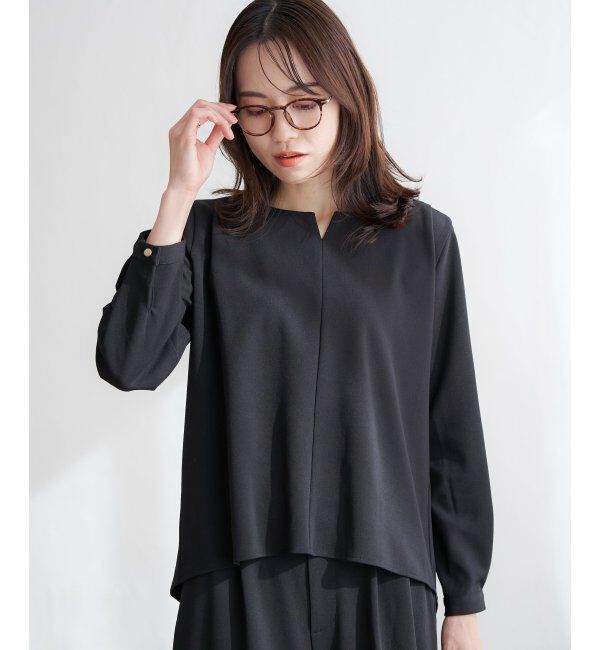 IKKA LOUNGE「GOKU楽 長袖フレアセット」|ワンピース|