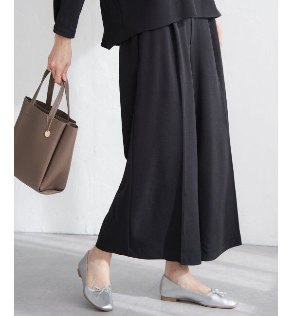 IKKA LOUNGE「GOKU楽 長袖フレアセット」|ワンピース|