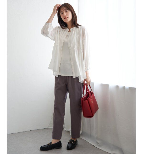 ikka「【雑誌InRed4月号掲載】GOKU楽パンツ テーパード【親子おそろい】」|その他|