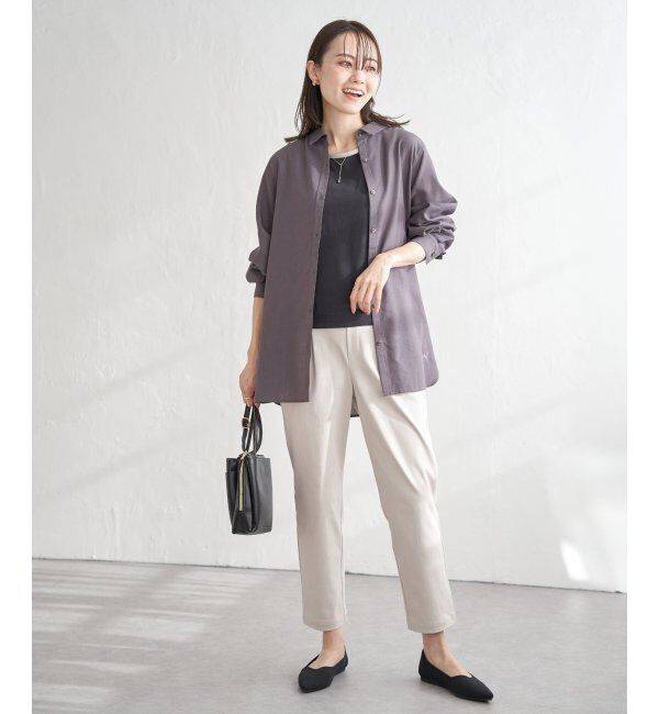 ikka「【雑誌InRed4月号掲載】GOKU楽パンツ テーパード【親子おそろい】」|その他|