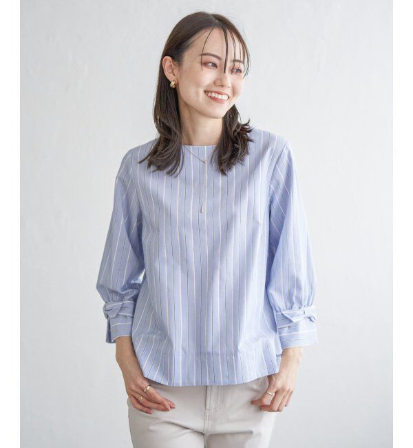 IKKA LOUNGE「2WAY袖リボンブラウス」|シャツ・ブラウス|