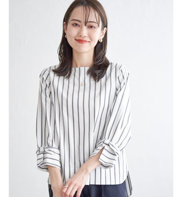 IKKA LOUNGE「2WAY袖リボンブラウス」|シャツ・ブラウス|