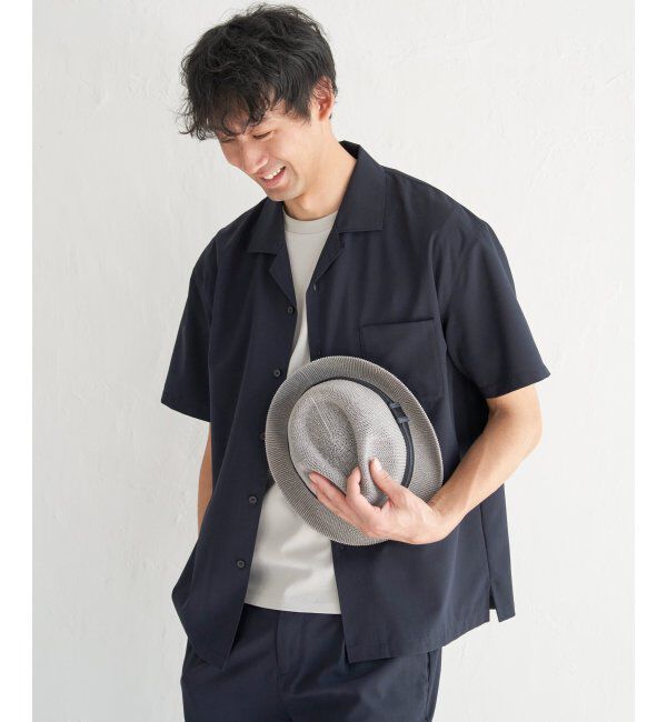 ikka「【セットアップ対応】Reflax(R) リラックスオープンカラーシャツ」|シャツ・ブラウス|