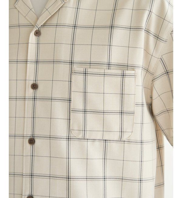 ikka「【セットアップ対応】Reflax(R) リラックスオープンカラーシャツ」|シャツ・ブラウス|