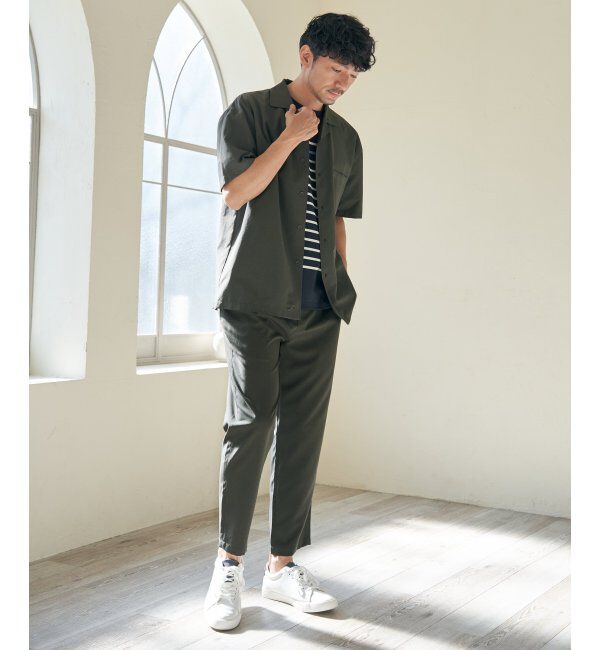 ikka「【セットアップ対応】Reflax(R) リラックスオープンカラーシャツ」|シャツ・ブラウス|