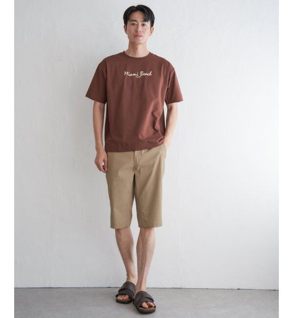 ikka「【接触冷感／速乾】速乾COOLプリントTシャツ」|Tシャツ・カットソー|