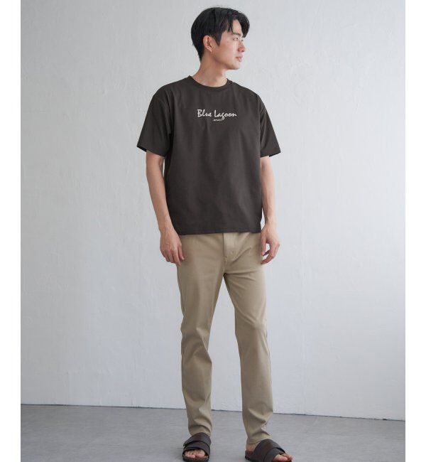 ikka「【接触冷感／速乾】速乾COOLプリントTシャツ」|Tシャツ・カットソー|