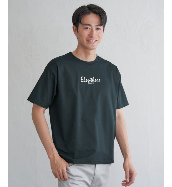 ikka「【接触冷感／速乾】速乾COOLプリントTシャツ」|Tシャツ・カットソー|