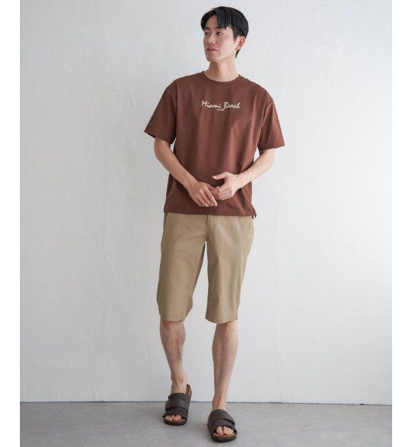 ikka「【接触冷感／速乾】速乾COOLプリントTシャツ」|Tシャツ・カットソー|