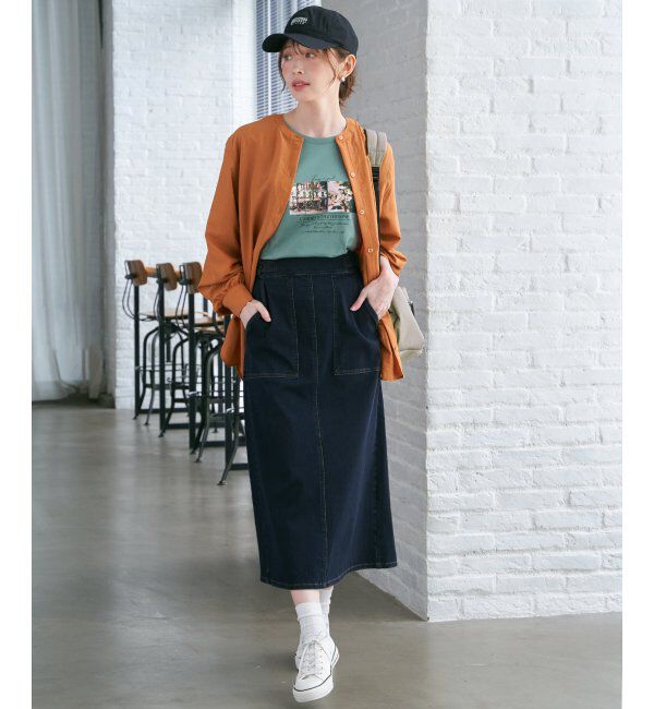 ikka「ロゴフォトプリントＴ」|Tシャツ・カットソー|