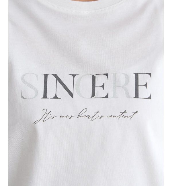 ikka「ロゴフォトプリントＴ」|Tシャツ・カットソー|