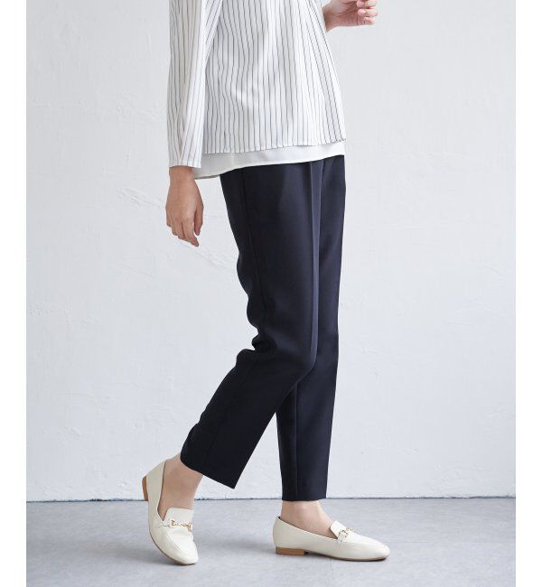 IKKA LOUNGE「【洗濯機で洗える／セットアップ対応】ウォッシャブルテーパードパンツ」|その他|