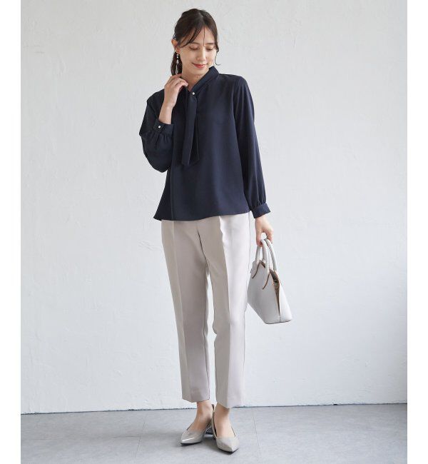 IKKA LOUNGE「【洗濯機で洗える／セットアップ対応】ウォッシャブルテーパードパンツ」|その他|