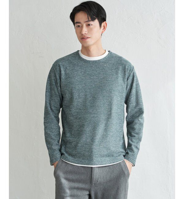 ikka「メランジ裏起毛インナーセット」|パーカー|