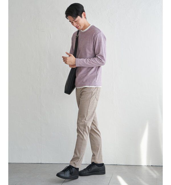 ikka「メランジ裏起毛インナーセット」|パーカー|