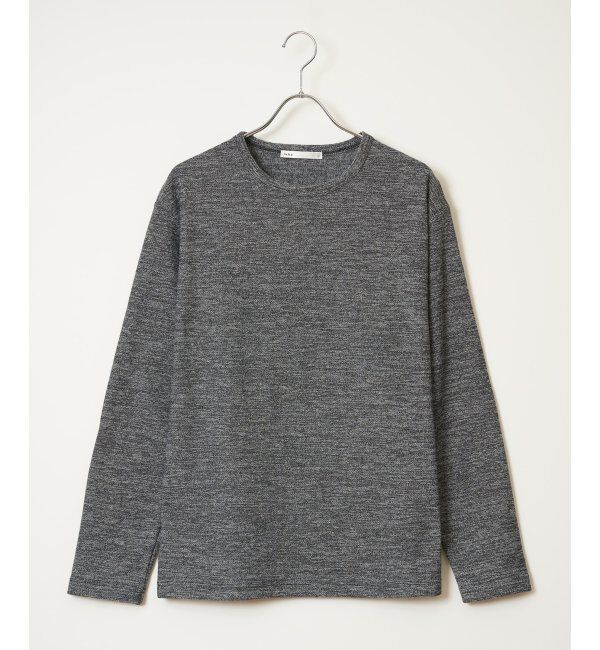 ikka「メランジ裏起毛インナーセット」|パーカー|