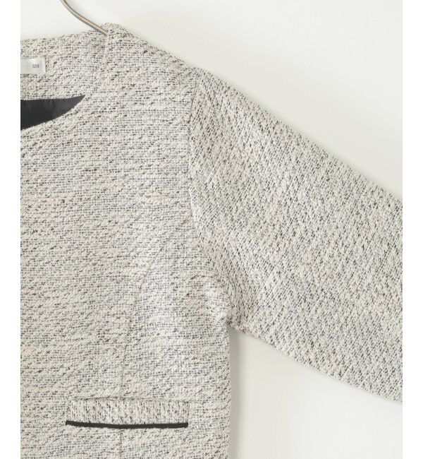 ikka kids「ツイード風ジャケットワンピースセット（120~150cm）」|スカート|