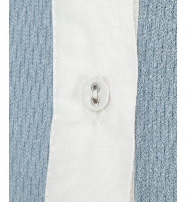 Lbc with Life「異素材切り替えビッグシャツ」|シャツ・ブラウス|