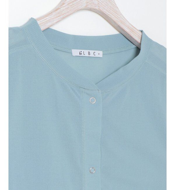 Lbc with Life「ひんやりタッチスナップボタンカーデ」|カーディガン|
