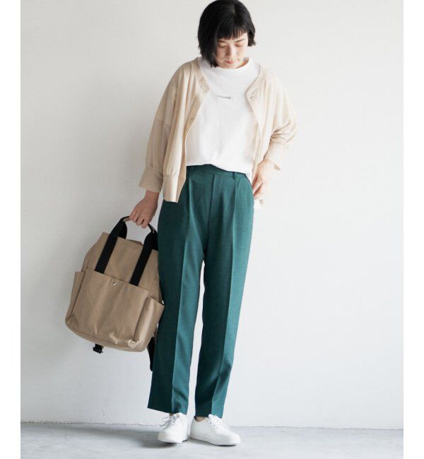 Lbc with Life「ひんやりタッチスナップボタンカーデ」|カーディガン|