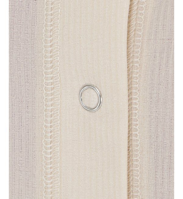 Lbc with Life「ひんやりタッチスナップボタンカーデ」|カーディガン|