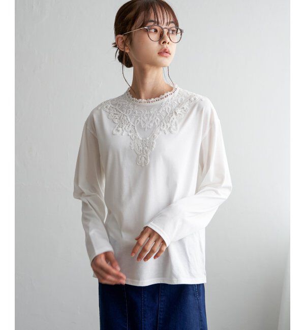 Lbc with Life「レースロンTEE」|Tシャツ・カットソー|