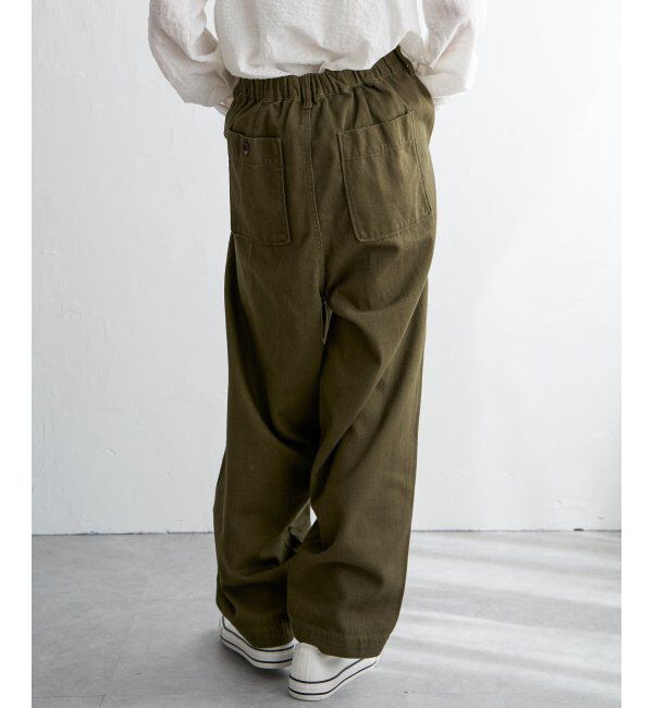 Lbc with Life「起毛ヘリンボンコージータックパンツ」|その他|