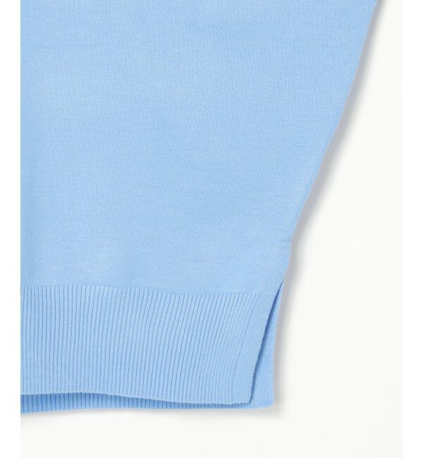 Lbc with Life「レーヨンポリV袖チュールニット」|カーディガン|