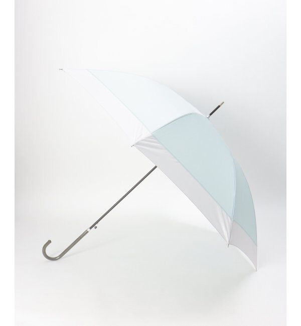 Lbc with Life「切り継ぎバイカラー 長傘」|傘|ライトブルー