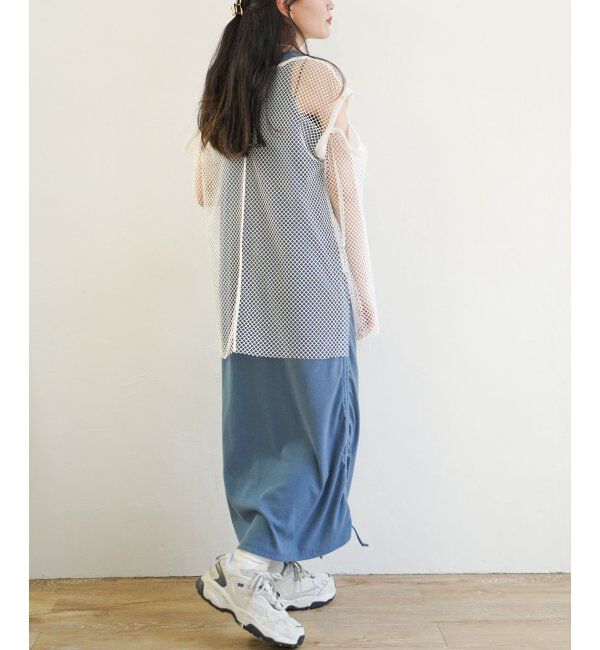 VENCE share style「カットアウト2Wayメッシュプルオーバー」|Tシャツ・カットソー|