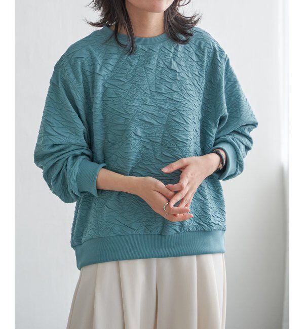 VENCE share style「ふくれジャガードプルオーバー」|Tシャツ・カットソー|