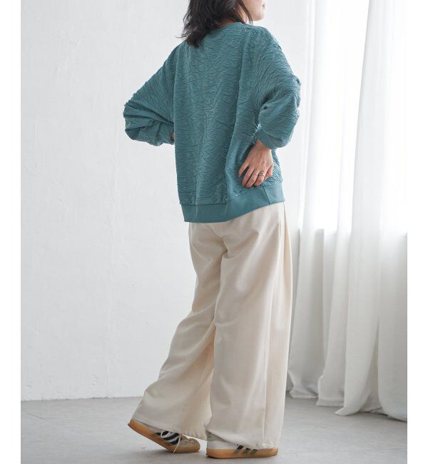 VENCE share style「ふくれジャガードプルオーバー」|Tシャツ・カットソー|