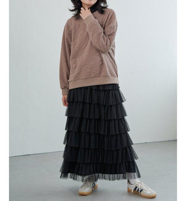 VENCE share style「ふくれジャガードプルオーバー」|Tシャツ・カットソー|