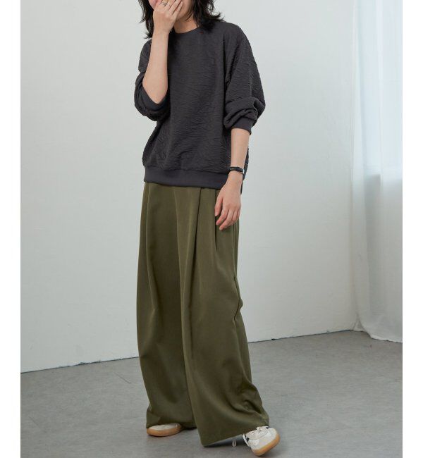 VENCE share style「ふくれジャガードプルオーバー」|Tシャツ・カットソー|