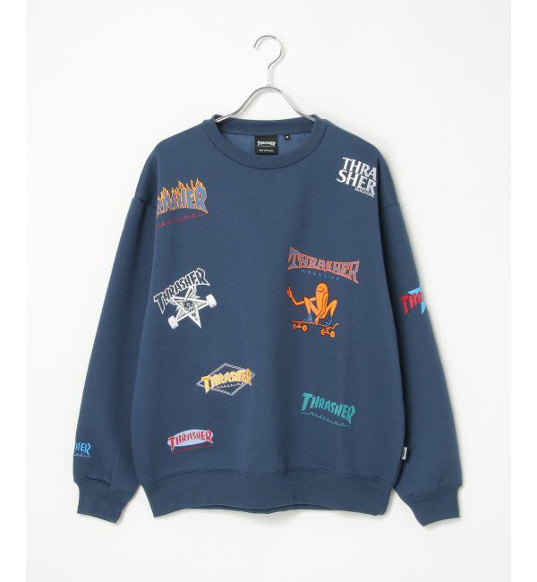 VENCE share style「THRASHER スラッシャー 総柄スウェット」|スウェット・ジャージ|