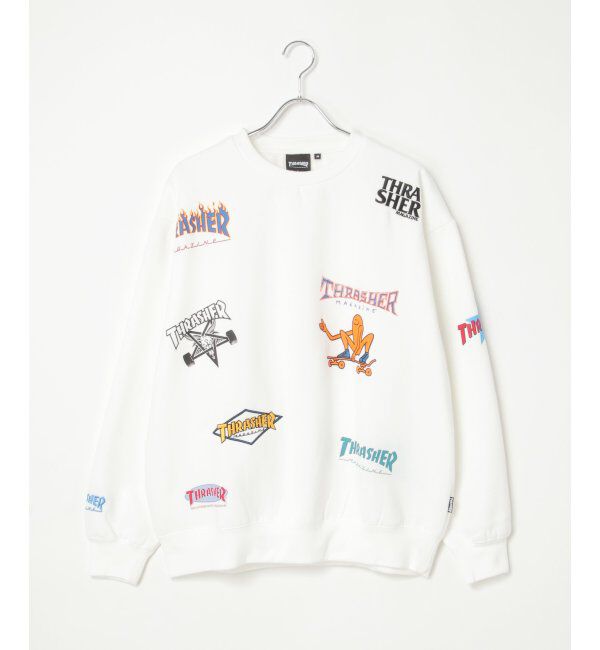 VENCE share style「THRASHER スラッシャー 総柄スウェット」|スウェット・ジャージ|