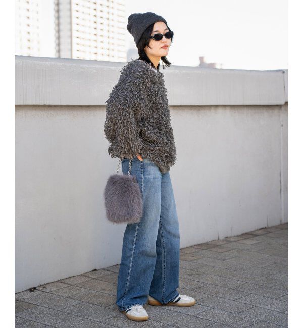 VENCE share style「前後2WAYループヤーンプルオーバー」|ニット・セーター|