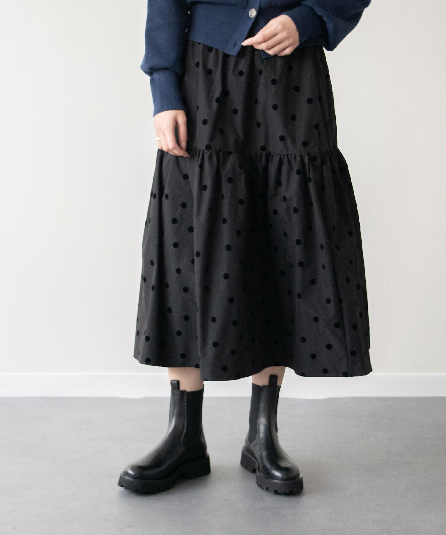 FABIO RUSCONI 「【FABIO RUSCONI】タンクソールサイドゴアブーツ(F53034)」|ショートブーツ|