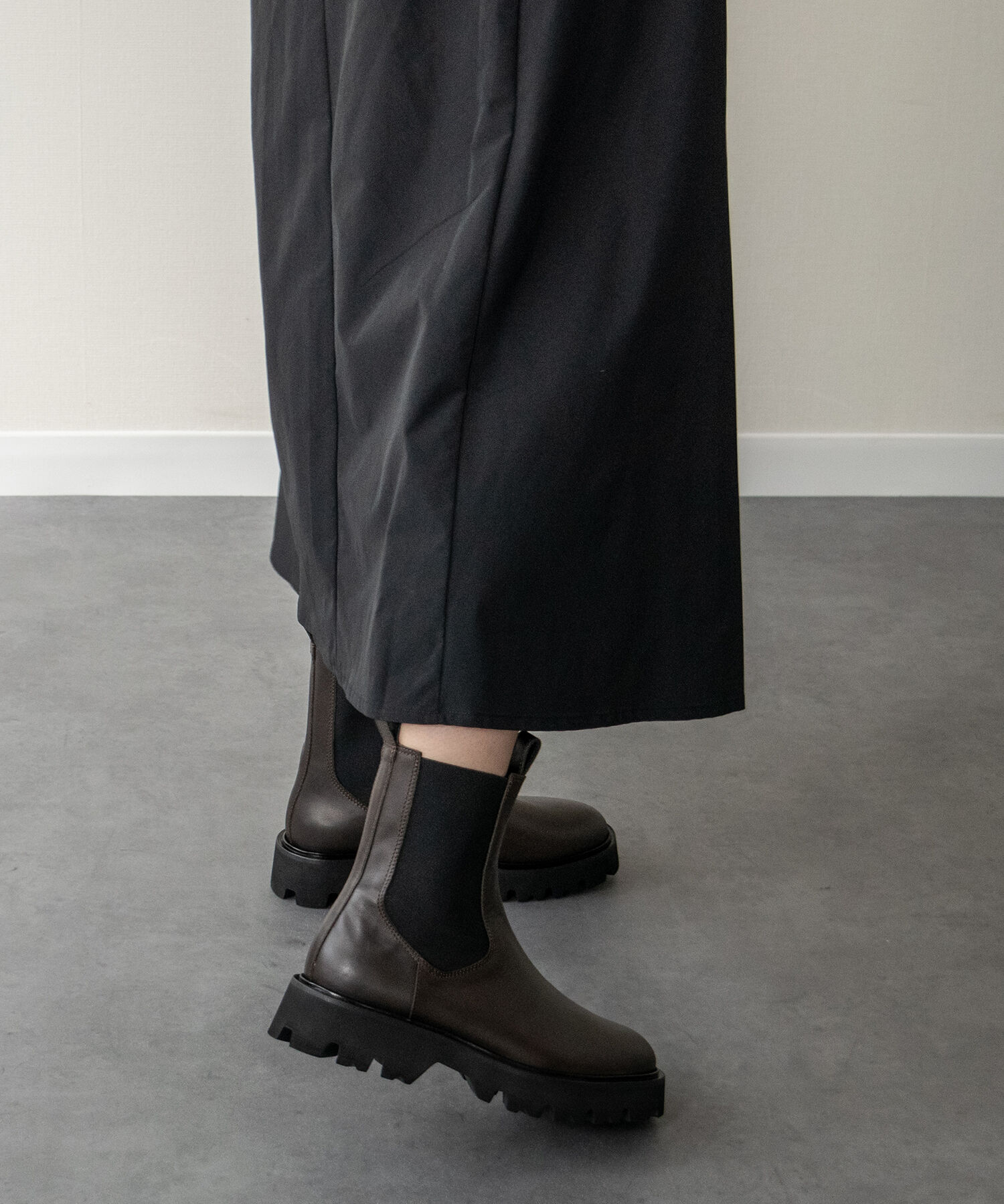 FABIO RUSCONI 「【FABIO RUSCONI】タンクソールサイドゴアブーツ(F53034)」|ショートブーツ|