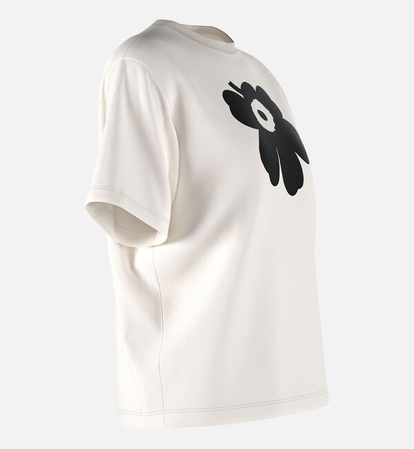 Marimekko「Erna relaxed Unikko placement Tシャツ」|シャツ・ブラウス|