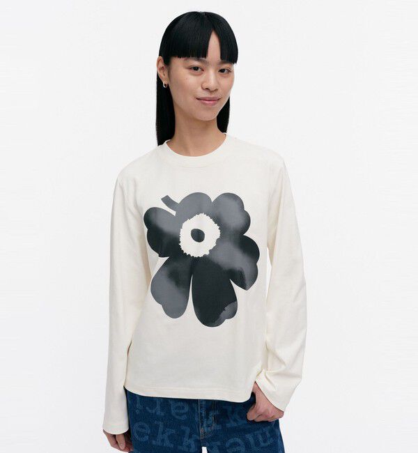 Marimekko「【アジア限定】Elve Unikko Placement カットソー」|シャツ・ブラウス|