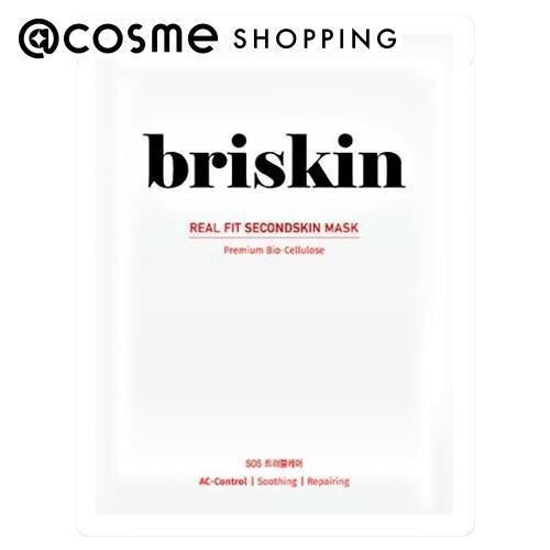  「briskin リアルフィット セカンドスキン マスク ホワイト ホワイト (1枚)」|フェイスマスク・パック|その他